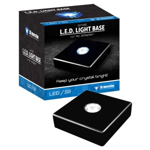 Small Wood LED light Base